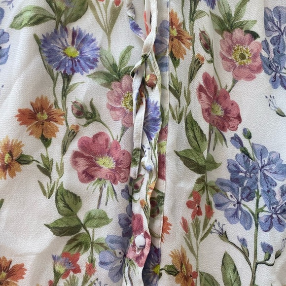 Yumi Kim Sundown Top in Hopefield Ivory Floral Size Medium Style TP-18392 - Picture 5 of 7